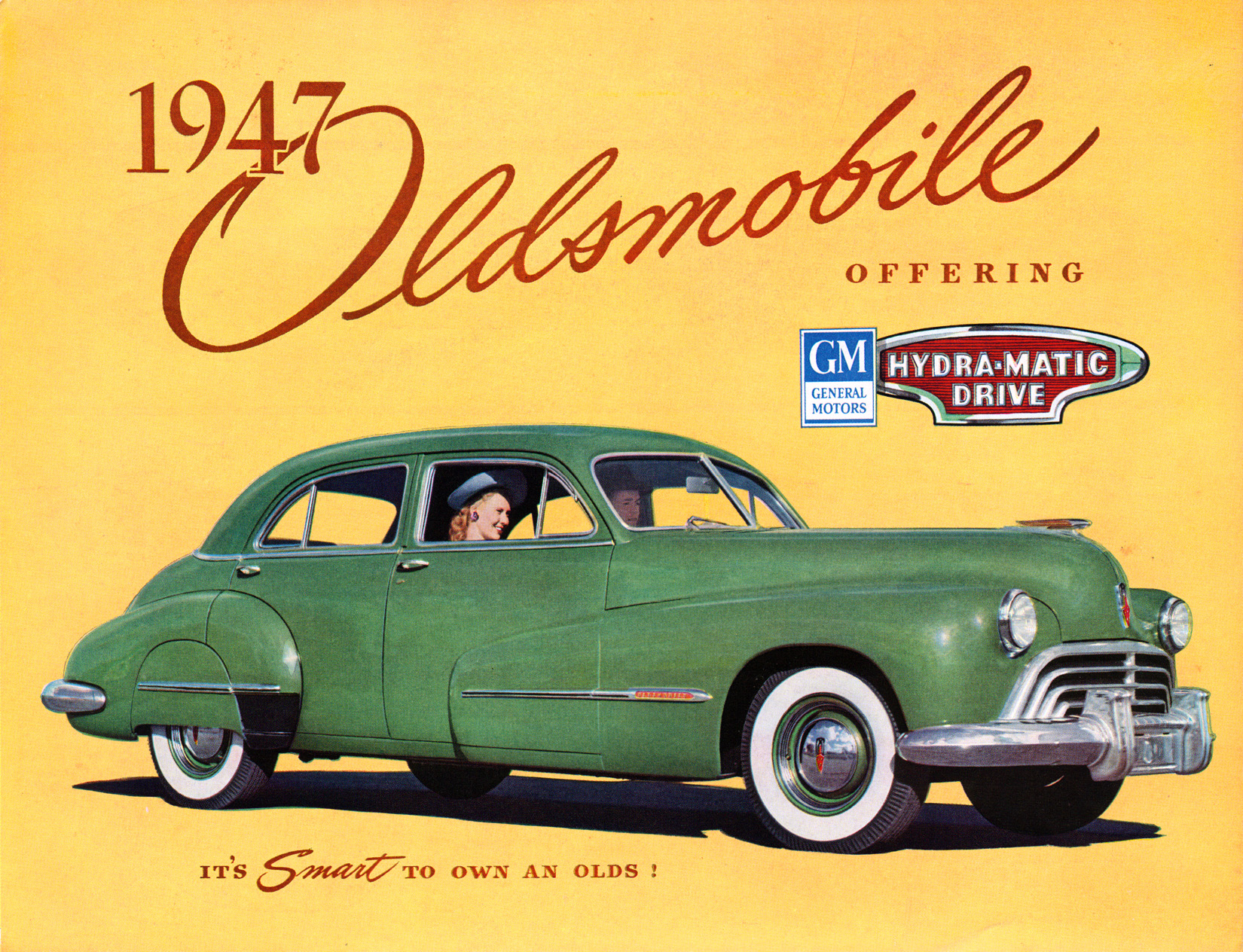 1947 Oldsmobile Motor Cars Foldout Page 1